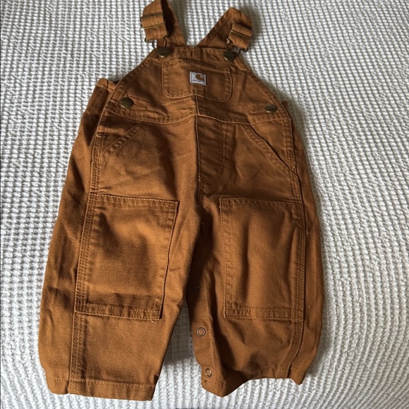 Baby Carhartt Canvas Overalls 6-9 months - never worn Currently out of stock - Picture 3 of 7